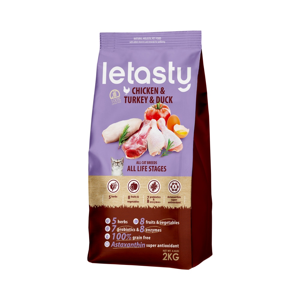 無穀全齡貓雞&火雞&鴨低敏室內化毛配方